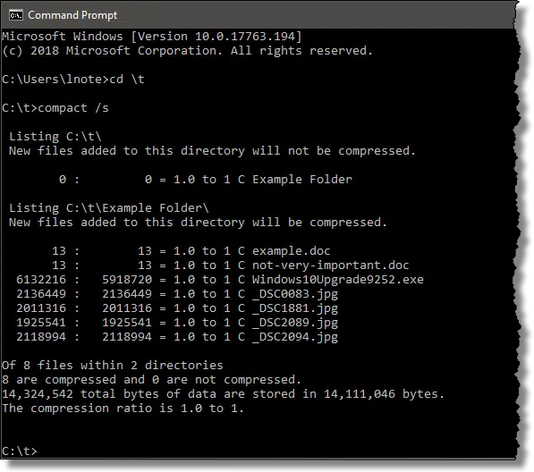 Compact /s
