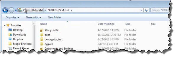 Windows 7 Explorer Details View