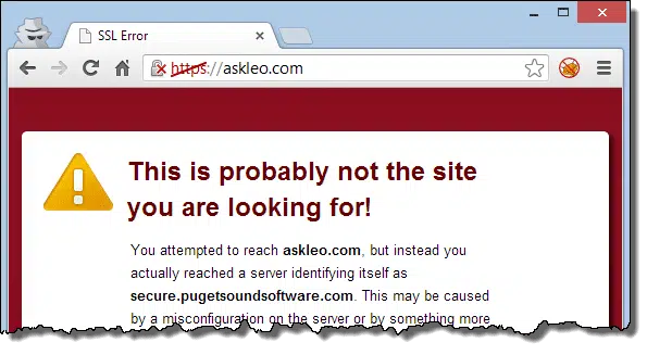 Ask Leo! is not available on https