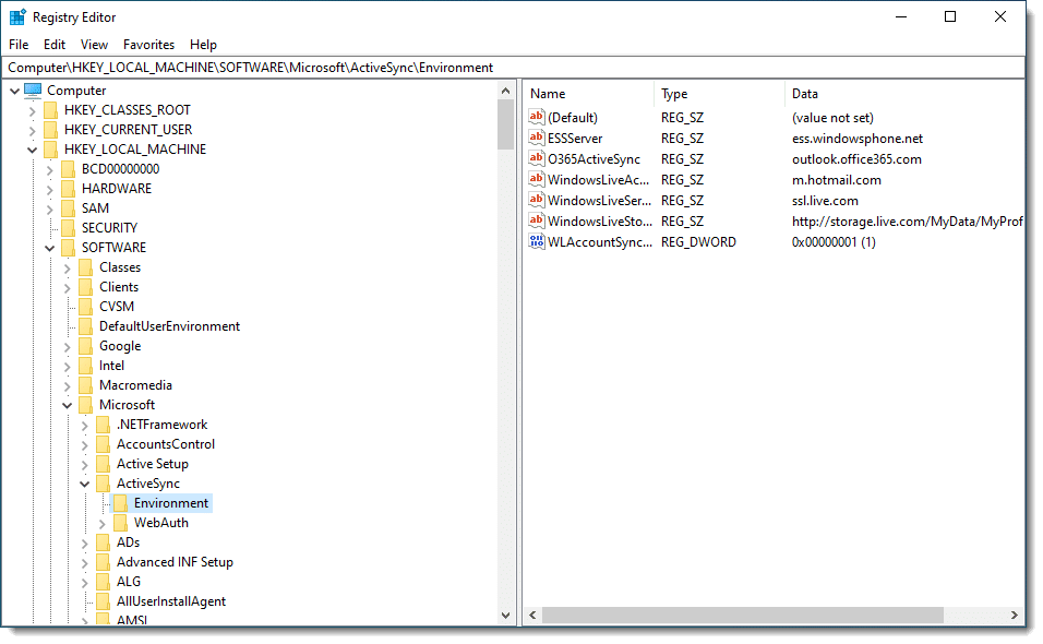 Regsitry Editor