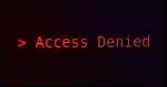 Access Denied!
