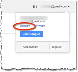 Gmail account link