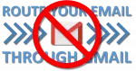 No routing your email through Google.