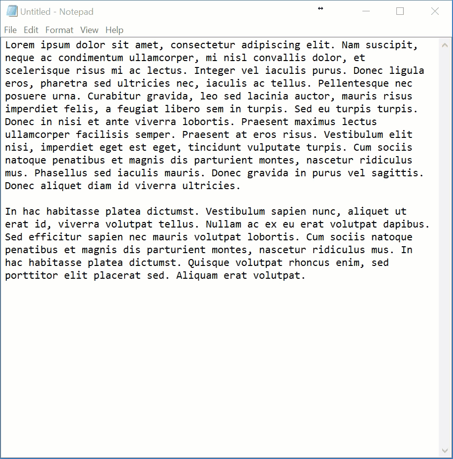 Traditional Text Selection