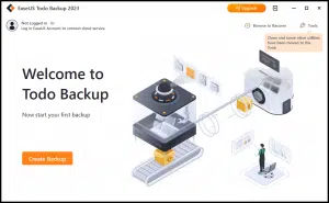 Creating an EaseUS Todo Emergency Disk