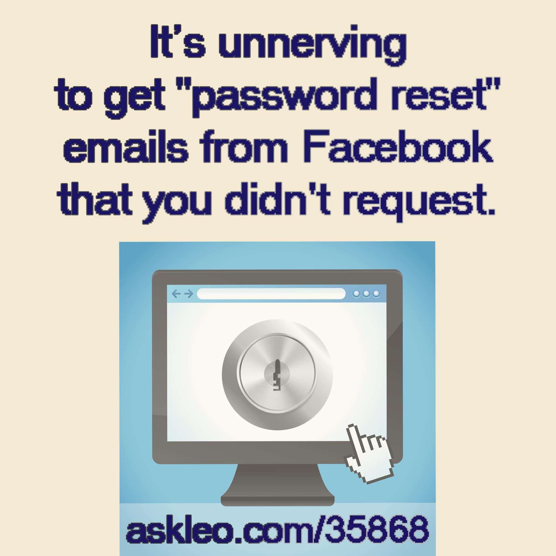 facebook password reset email i didn t request