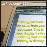 A sudden black screen? This is most commonly a screen saver, but there are other possibilities.