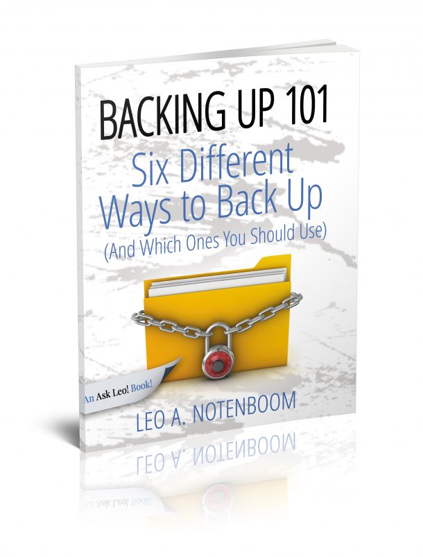 Register Your Book - Backing Up 101 - Six Different Ways to Back Up ...