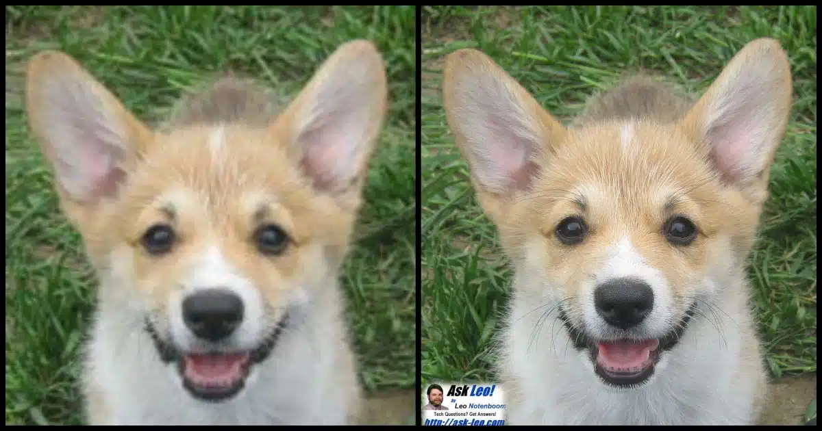 Different resolutions, stretched.