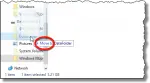 A move operation in Windows File Explorer