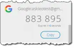 An example of a two-factor code
