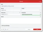 Lastpass displaying an entry