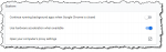Disabling Chrome in the Background