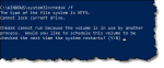 Running CHKDSK