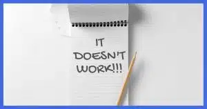 It. Doesn't. Work!!!