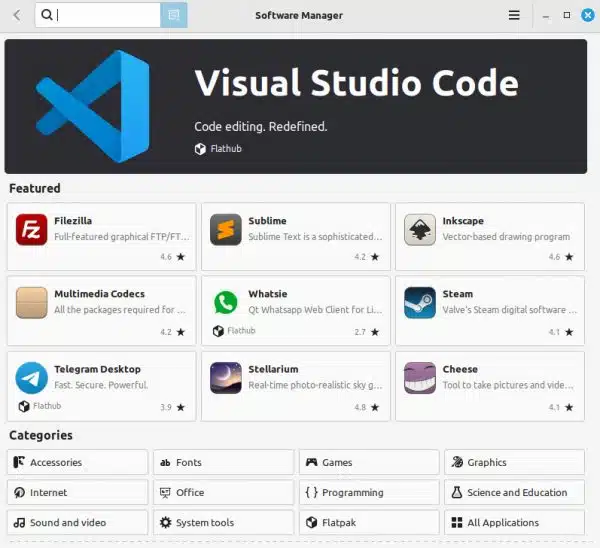 Linux Software Manager