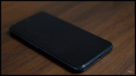 A mobile phone receiving a call, which is declined.
