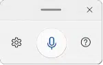 Windows 11 Voice Typing Widget