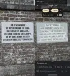 Monument translation by Google Lens