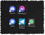 Shortcuts to a number of traditionally mobile apps on the Windows desktop.