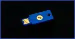 A hardware security key.