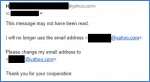 An address change request.
