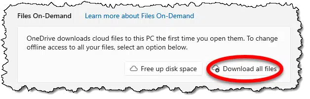 OneDrive Files On-Demand