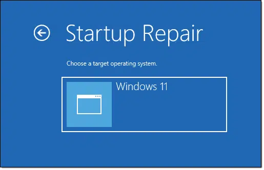Choose operating system.