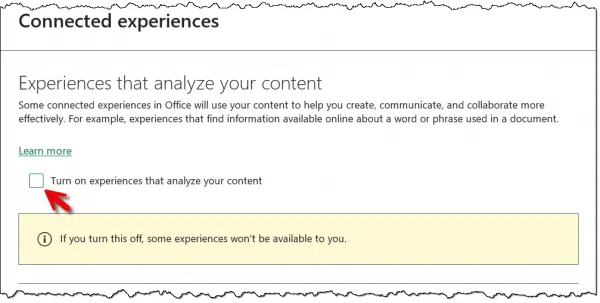 Connected Experiences