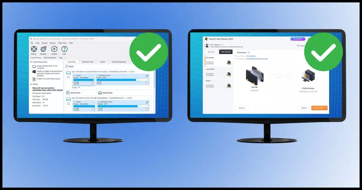 Two Backup Programs
