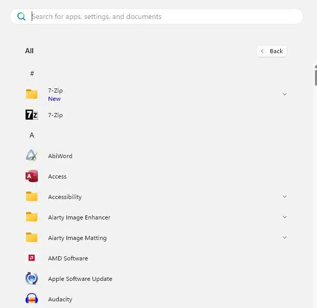 All Programs