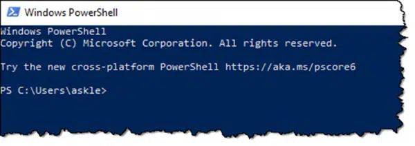 Windows Powershell