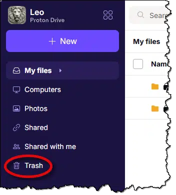 Proton Drives's Trash