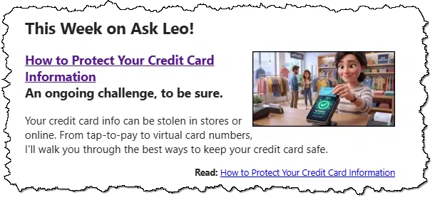 An email link displayed in Outlook.com.
