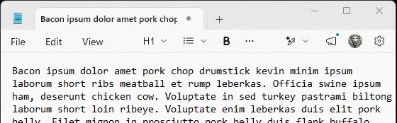 Click-hold-drag-release select.