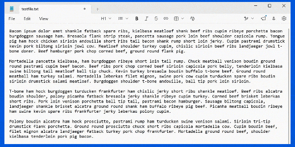 CTRL+SHIFT+Home and End to select to beginning or end of document. Click for larger image. (Screenshot: askleo.com)